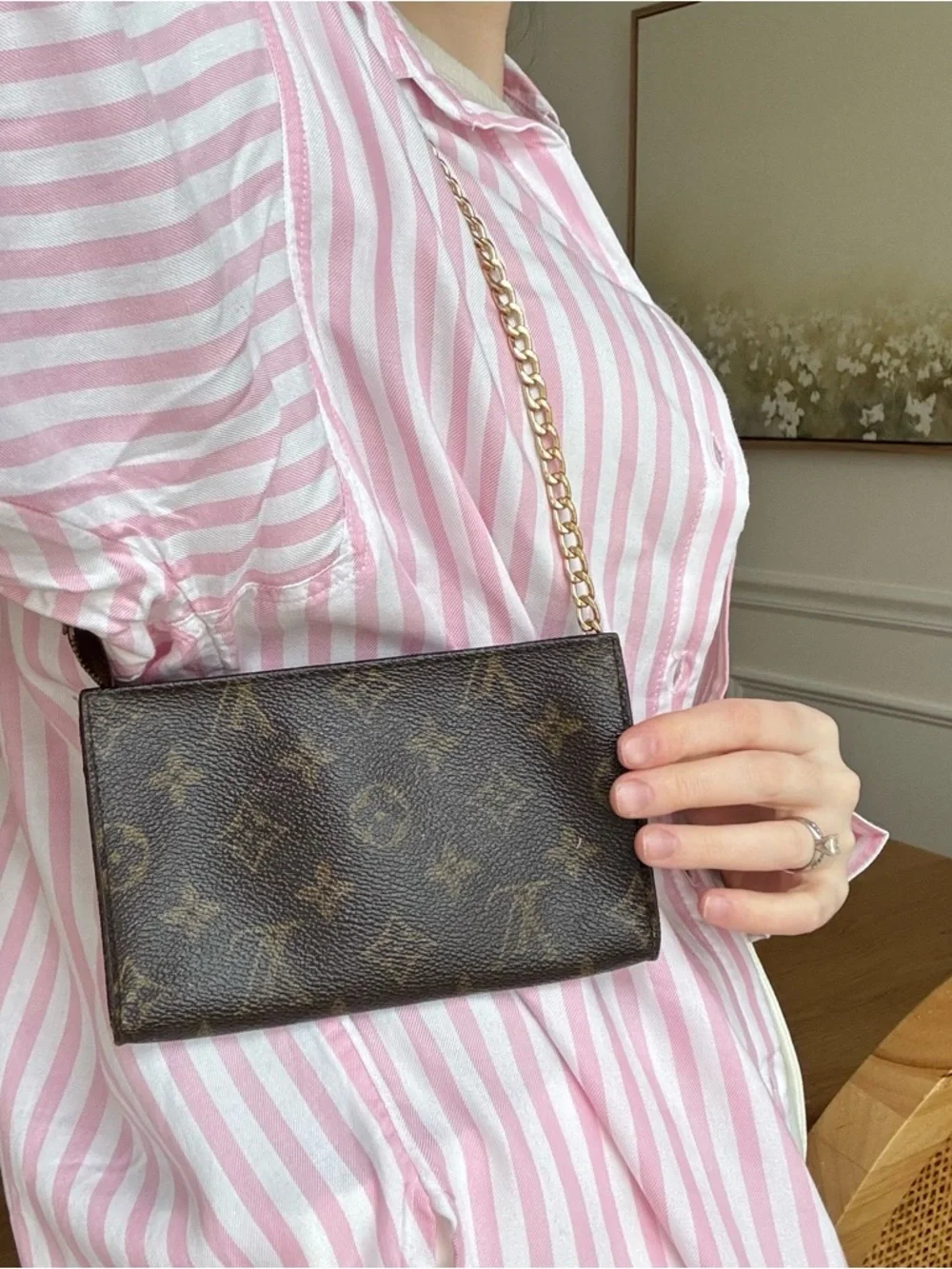 ✅AUTH✅Louis Vuitton Brown Monogram MINI BAG